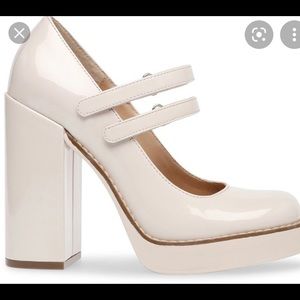 Steve Madden Twice patent pumps